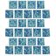 HARMONY 100 BAHAMA BLUE 1IN X 1IN 22 SHEETS 22 SF/ CTN  MASHM141