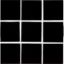 HARMONY 200 BLACK 2IN X 2IN 20 SF/ CTN GLAZED MASTERTILE MASHM209