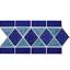 LISTELLO ATLANTIC BLUE 6IN X 12IN 10 PCS 5.7 SF/ CTN GLAZED  MAS L 354 S