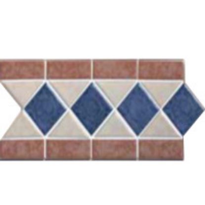 LISTELLO STONE OCN GOLD 6IN X 12IN 10 PCS 5.7 SF/ CTN GLAZED MASLS382