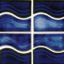 WATERSIDE ROYAL BLUE 1 EACH GLAZED MASTERTILE MASWS105EACH