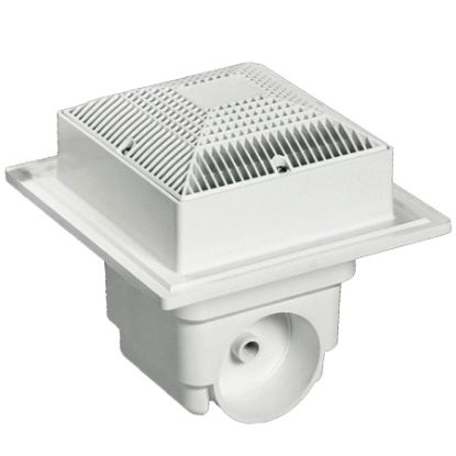 LAWSON 9INX9IN SUMP AND GRATE WHITE 2 PACK MLD-SG-0909-WT2