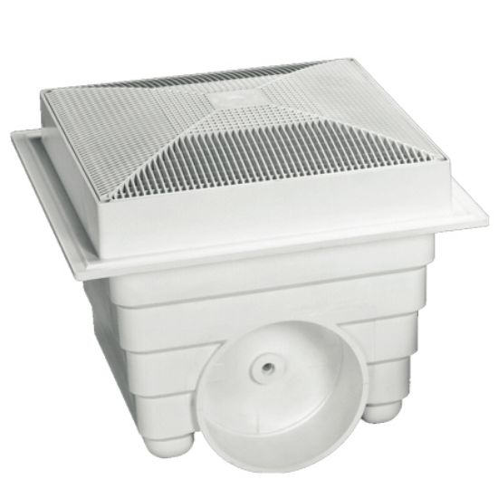 LAWSON 12INX12IN SUMP AND GRATE WHITE 2 PACK MLD-SG-1212-WT2