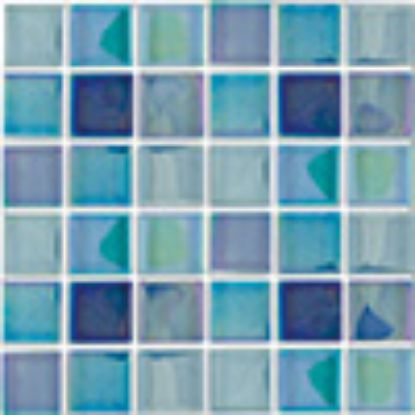 AIM GLASS GREEN TRQOSE 1IN X 1IN 11 SF/ CTN MASTER GLASS  MT82323G1