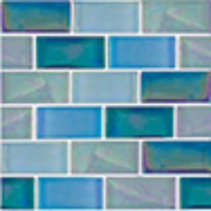 AIM GLASS GREEN TRQOSE 1IN X 2IN 11 SF/ CTN MASTER GLASS  MT82348G1