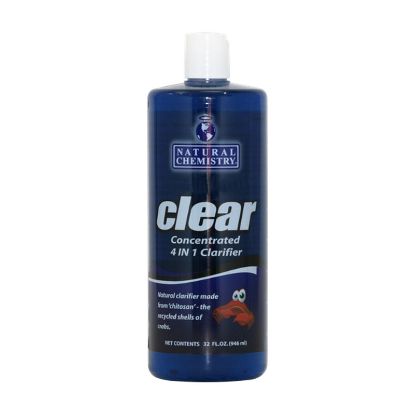 1 QT CLEAR WATER CLARIFIER 12/CS NATURAL CHEMISTRY 3555