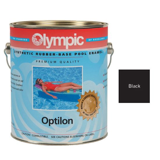1 QT OPTILON SYNTHETIC RUBBER BASE BLACK OLYMPIC KELLEY  857 QUART