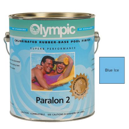 1 GAL PARALON 2 ENAMEL RUBBER BASE BLUE ICE OLYMPIC KELLEY  291 GALLON