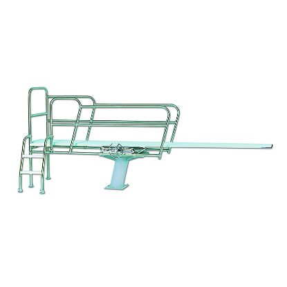 1 METER DIVING TOWER W/ FLANGED PEDESTAL W/ SIDE LADDER /  12135