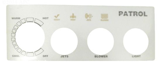 3 BUTTON LABEL 618-3