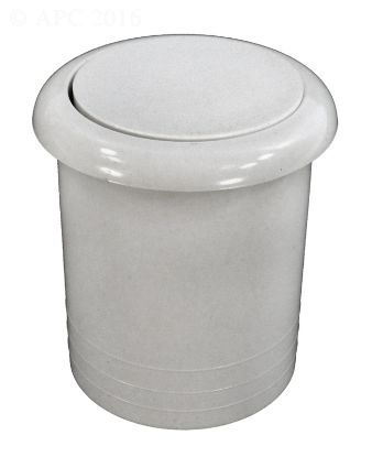 AIR BUTTON ECON FLUSH WHITE 1.5IN MOUNTING HOLE B318WA