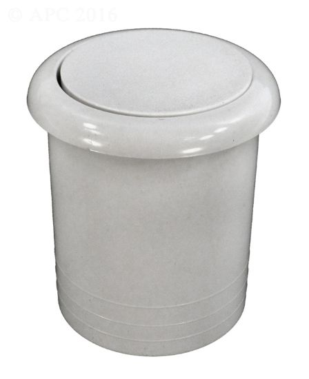 AIR BUTTON ECON FLUSH WHITE 1.5IN MOUNTING HOLE B318WA