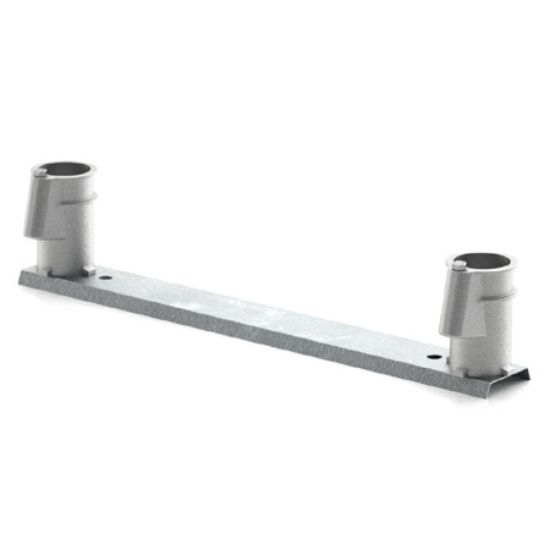 4IN ANCHOR SOCKET CHANNEL SET 20IN CENTER PERMACAST ALUMINUM PC-4020-AC