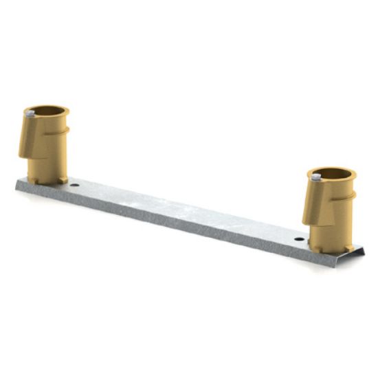 4IN ANCHOR SKT CHNL SET 20IN ON CENTER BRONZE HANOVER SOCKET PC-4020-BC