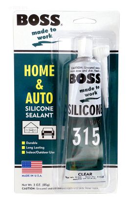 3 OZ CLEAR SILICONE SEALANT TUBE EACH DOW CORNING PLB103C