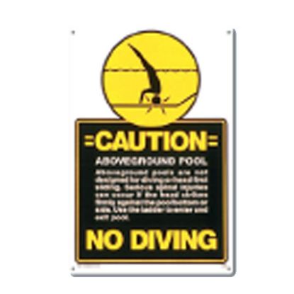 A/G POOL NO DIVING 40346