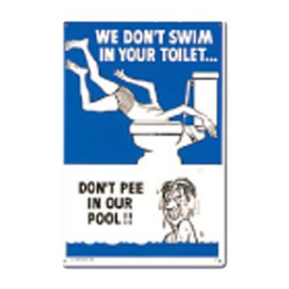 P.MASTER #41327 SIGN-TOILET#2 41327