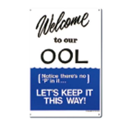 P.MASTER #41352 SIGN-WELCOME 41352