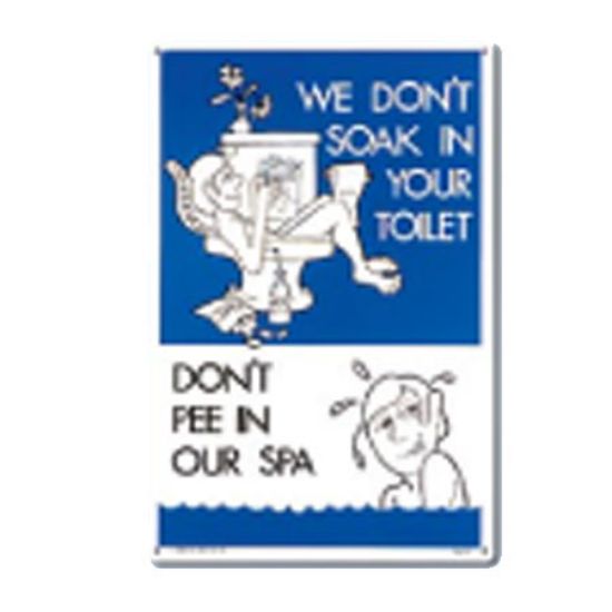 P.MASTER #41373 SIGN-DON'T PEE 41373