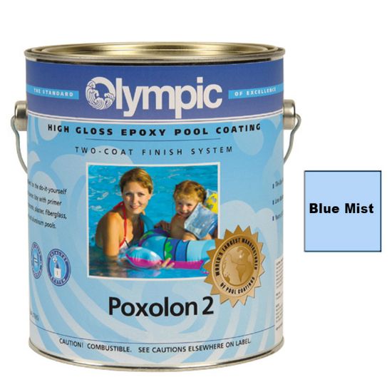 1 GAL POXOLON 2 EPOXY BLUE MIST PAINT OLYMPIC KELLEY FOR  2231 GALLON