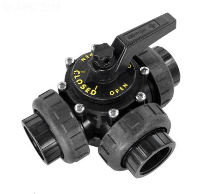 1.5IN FPT 3 PORT VALVE UNIONIZED PRAHER OV3-1503U