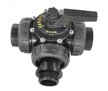 1.5IN FPT X FPT X MPT 3 PORT VALVE UNIONIZED PRAHER OV3-15FFMU