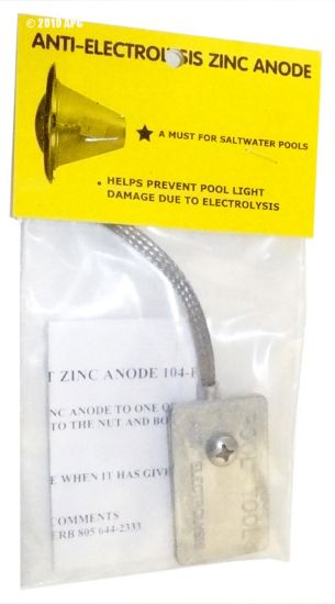 ANTI ELECTROLYSIS POOL LIGHT ZINC ANODE POOL TOOL 104-F