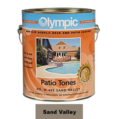 1 GAL PATIO TONE SAND VALLEY DECK COATING OLYMPIC KELLEY 465W GALLON