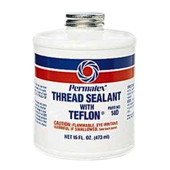 16 OZ THREAD SEALANT WITH PTFE PERMATEX WHITE 80633