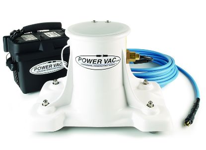 POWER VAC 2100 W/40' CORD W/BATTERY CASE 2 FILTER BAGS 1  002-D-40