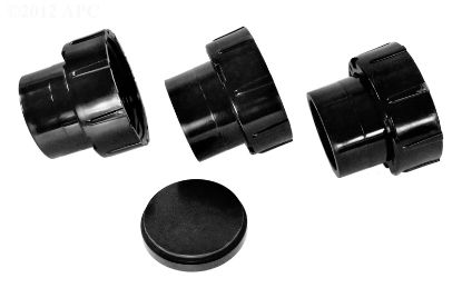 UNIVERSAL HALF UNIONS (SET 3) AND DRAIN PLUG CAP R0461800