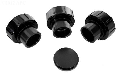TAILPIECE  CAP & UNION NUT SET 50MM  SET OF 3 R0462600