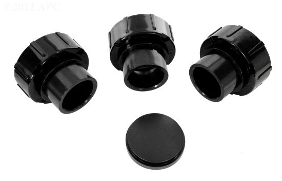 TAILPIECE  CAP & UNION NUT SET 50MM  SET OF 3 R0462600