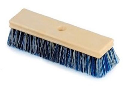 10IN WOOD BRUSH BLUE/WHITE R111584