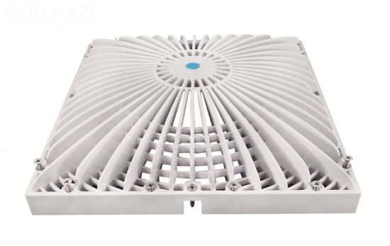 12IN SQ RETROFIT MO FLOW SUCTION COVER W/ SCREWS - WHITE ( R12MF101