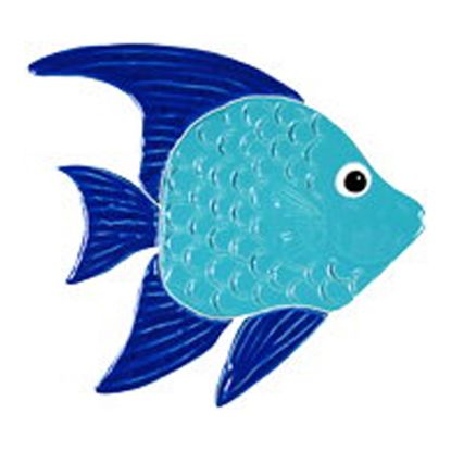 REEF FISH  CARIBBEAN BLUE 5IN X 5IN RFCBLURS