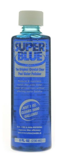 8 OZ SUPER BLUE WATER CLARIFIER 24/CS ROBARB 20152A