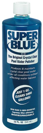 1 QT SUPER BLUE WATER CLARIFIER 12/CS ROBARB 20154A
