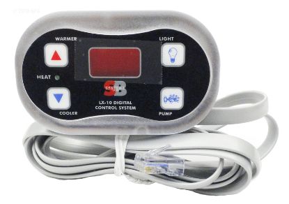 SPASIDE CONTROL 4 BUTTON LX10 PEANUT REV 5.31 4 1/4IN X 2 1/ 3-00-0139