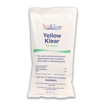 6 OZ YELLOW KLEAR ALGAECIDE 36/DISPLAY 2/CS SEAKLEAR 1020007