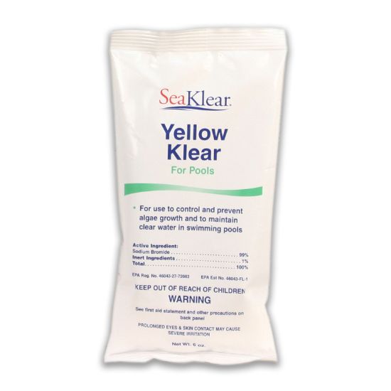 6 OZ YELLOW KLEAR ALGAECIDE 36/DISPLAY 2/CS SEAKLEAR 1020007