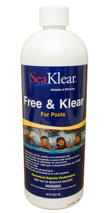 1 QT FREE & KLEAR ENZYME 12/CS PHOSPHATE SCUM CLARIFER  1040400