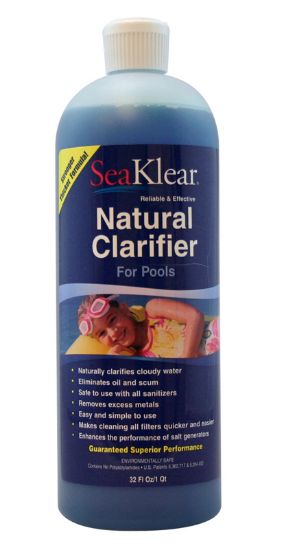 1 QT POOL NATURAL CLARIFIER 12/CS SEAKLEAR SKP-C-Q