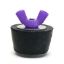 # 6 WINTER PLUG 1IN FITTING COLORED WINGNUT (PURPLE SP206C