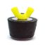 # 7 WINTER PLUG 1.25IN PIPE COLORED WINGNUT (YELLOW SP207C