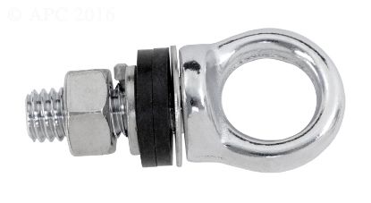 ROPE ANCHOR CHROME PLATED BRASS HEBA 1 3/8IN BOLT HEBA