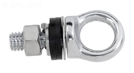 ROPE ANCHOR CHROME PLATED BRASS HEBA 1 3/8IN BOLT HEBA