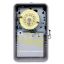 TIME CLOCK PLASTIC CASE GRAY 24 HR DIAL SPST 125V INTERMATIC T101P
