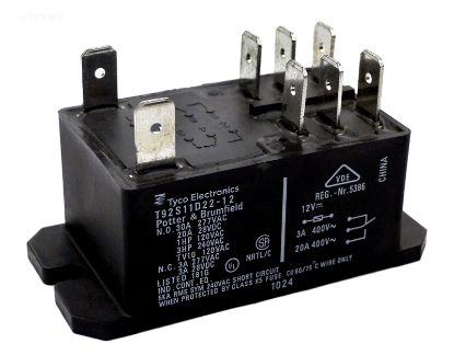 RELAY DPDT 30A 12VDC COIL 5-00-0051 T92S11D2212