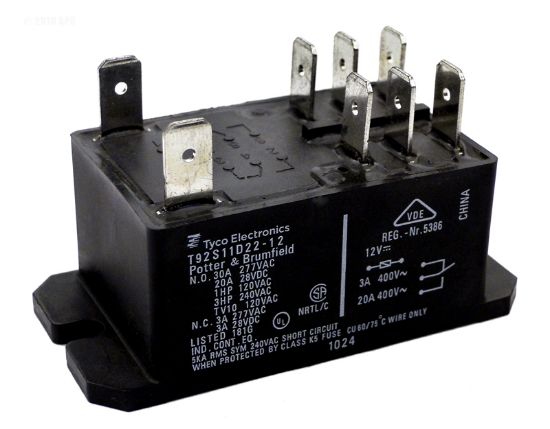 RELAY DPDT 30A 12VDC COIL 5-00-0051 T92S11D2212